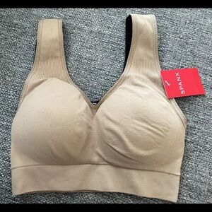 Spanx Reversible Bra Black Tan Breast Of Both Worlds Comfort Wireless NWT Sz S
